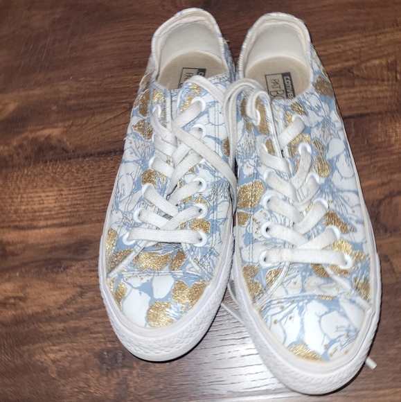 Converse PatBo Gilded All Star Sneakers Sz 8 - Picture 1 of 6